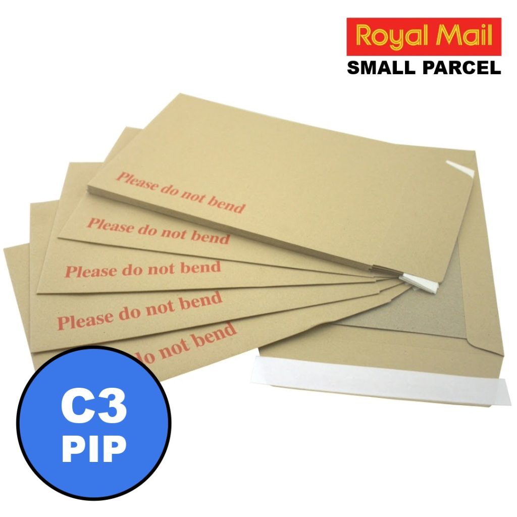 Small Parcel Size Board Backed Envelopes (449 × 349 mm) — Bulk Rigid Mailers x 7000