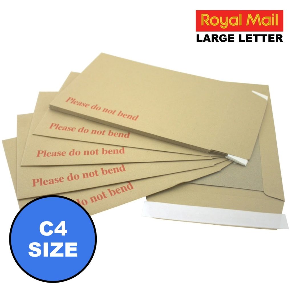 C4 / A4 Board Backed Envelopes — Heavy-Duty Rigid Mailers (324mm x 229mm) x 17000