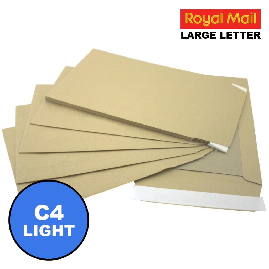 C4 / A4 Lightweight Board Backed Envelopes (324 × 229 mm) x 20000