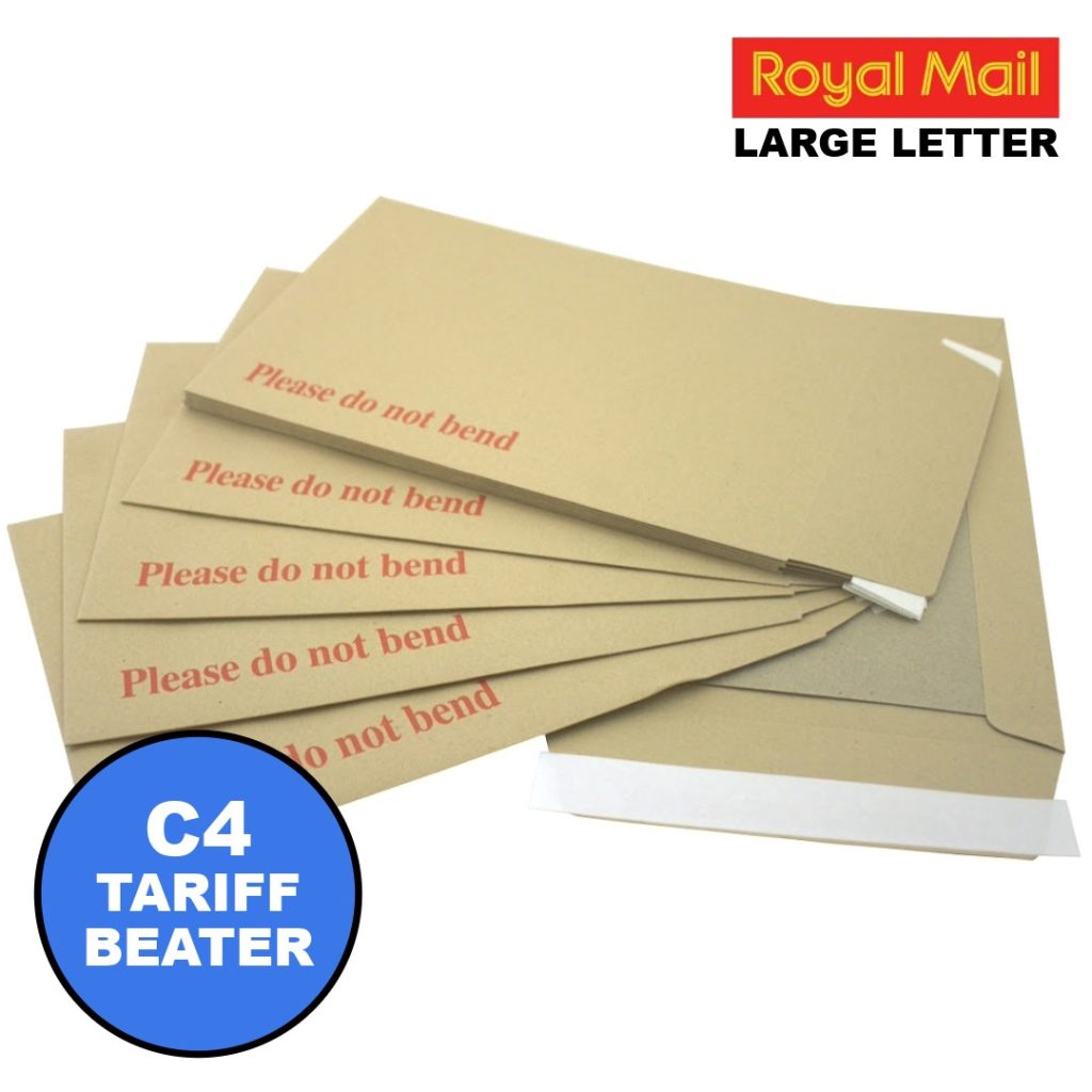C4 “Tariff Beater” Board Backed Envelopes (324 × 229 mm) x 19000